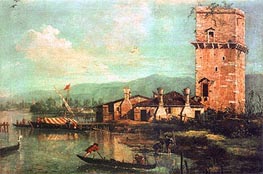 Canaletto | Torre di Marghera | Giclée Canvas Print