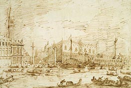 The Bacino di San Marco on Ascension Day | Canaletto | Painting Reproduction