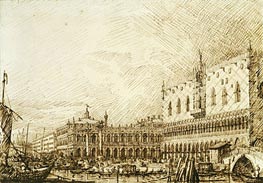 The Palazzo Ducale and Molo Looking West | Canaletto | Painting Reproduction