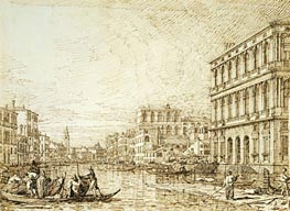 The Lower Reach of the Grand Canal | Canaletto | Painting Reproduction
