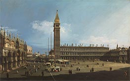 Markusplatz, Venedig, c.1732/33 von Canaletto | Leinwand Kunstdruck