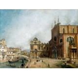 Santi Giovanni e Paolo and the Scuola di San Marco, c.1725 - Canaletto