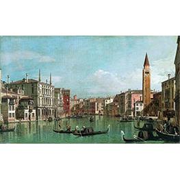 The Grand Canal, Venice, Looking Southeast, with the Campo della Carità to the Right - Canaletto