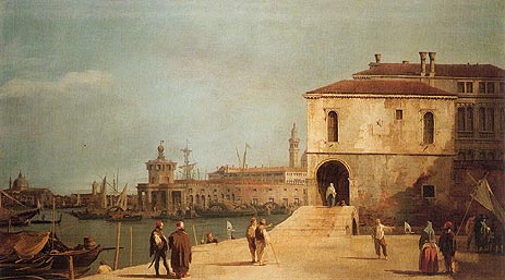 Fonteghetto della Farina, c.1727/29 | Canaletto | Giclée Leinwand Kunstdruck