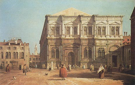 Campo San Rocco, a.1730 | Canaletto