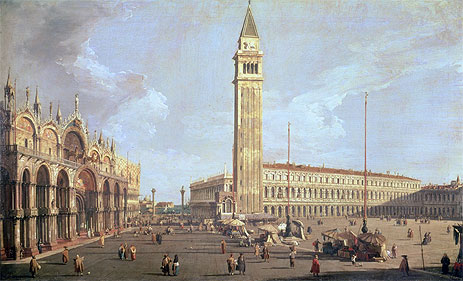 Towards San Marco, n.d. | Canaletto | Giclée Leinwand Kunstdruck