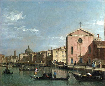 Canaletto | View of the Grand Canal, c.1738 | Giclée Canvas Print