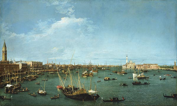 Bacino di San Marco, Venice, c.1738 | Canaletto | Giclée Leinwand Kunstdruck