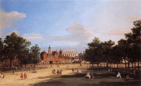 London: die alten Horse Guards und Banqueting Hall vom St. James's Park, 1749 | Canaletto