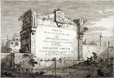 Title Plate from the Series Vedute, c.1735/46 | Canaletto | Giclée Paper Art Print
