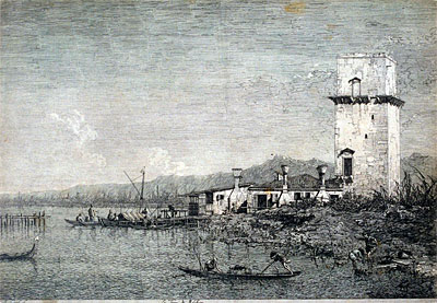 Canaletto | La Torre di Malghera, n.d. | Giclée Paper Art Print