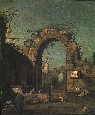 Ansicht eines antiken Portals, n.d. | Canaletto