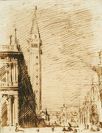 Die Piazzetta, Blick nach Norden, c.1725 | Canaletto