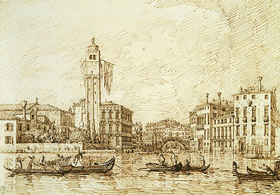 San Geremia und der Eingang zum Cannaregio, 1734 | Canaletto