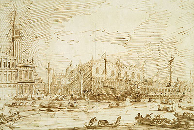 Das Bacino di San Marco am Himmelfahrtstag, 1729 | Canaletto