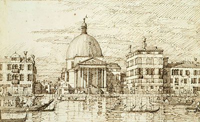 Canaletto | San Simeon Piccolo, c.1735/40 | Giclée Paper Art Print