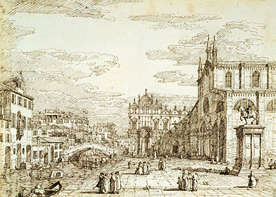 Campo Santi Giovanni e Paolo, c.1735/40 | Canaletto