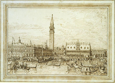Canaletto | The Molo from the Bacino, c.1740/45 | Giclée Paper Art Print