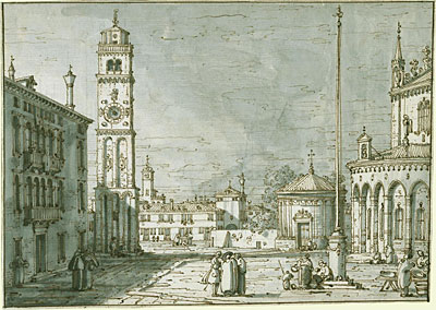 A Capriccio with Santi Maria e Donato, Murano, c.1755/60 | Canaletto | Giclée Paper Art Print