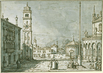 Ein Capriccio mit Santi Maria e Donato, Murano, c.1755/60 | Canaletto