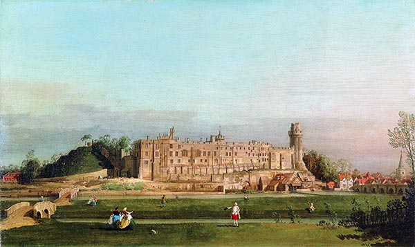 Canaletto | Warwick Castle, 1748 | Giclée Canvas Print