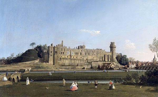Warwick Castle, c.1748/1749 | Canaletto | Giclée Canvas Print