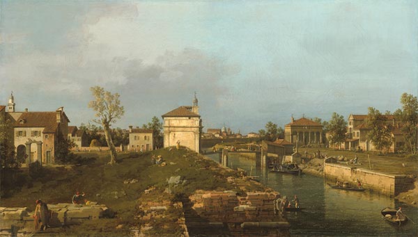 Canaletto | The Porta Portello, Padua, c.1741/42 | Giclée Canvas Print