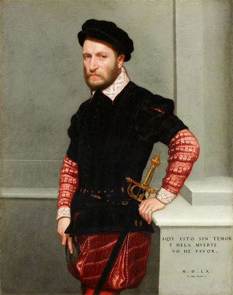 Don Gabriel de la Cueva, Count of Albuquerque, 1560 | Giovanni Battista Moroni | Giclée Canvas Print