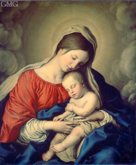 Sassoferrato | The Virgin and Child, 1640s | Giclée Canvas Print