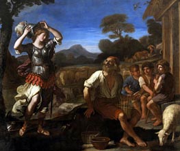 Erminia and the Shepherds, 1648 by Guercino | Canvas Print