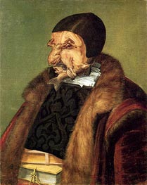 Jurist, 1566 von Arcimboldo | Leinwand Kunstdruck