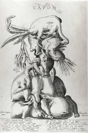 Capon, 1597 von Arcimboldo | Papier-Kunstdruck