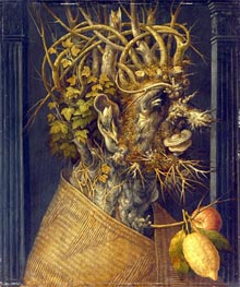 Winter, c.1598 von Arcimboldo | Leinwand Kunstdruck
