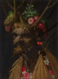 Four Seasons in One Head, c.1590 | Arcimboldo