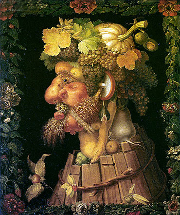Autumn, 1573 | Arcimboldo | Giclée Canvas Print