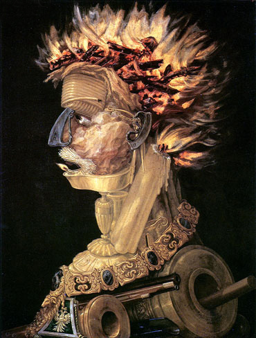 Fire, 1566 | Arcimboldo | Giclée Canvas Print