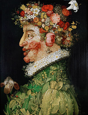 Arcimboldo | Spring (Allegory of Spring), 1573 | Giclée Leinwand Kunstdruck