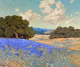 Lupines | Granville Redmond | Painting Reproduction