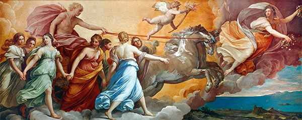 Aurora, c.1615/18 von Guido Reni | Leinwand-Kunstdruck