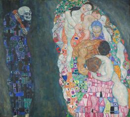Tod und Leben | Klimt | Gemälde Reproduktion