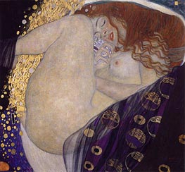 Danae, c.1907/08 by Klimt | Canvas Print