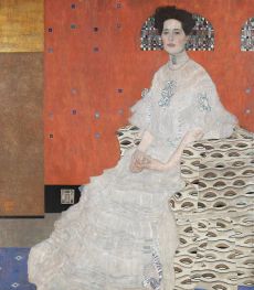 Porträt von Fritza Riedler | Klimt | Gemälde Reproduktion