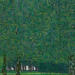 The Park, 1910 by Klimt | Canvas Print