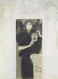 Tragedy, 1897 by Klimt | Paper Art Print