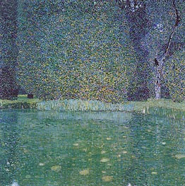 The Park of Schloss Kammer, c.1910 by Klimt | Canvas Print