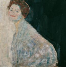 Klimt | Portrait of a Lady in White | Giclée Canvas Print
