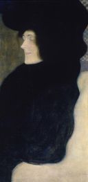 Bleiches Gesicht, 1903 von Klimt | Leinwand Kunstdruck