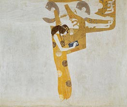 Poetry (The Beethoven Frieze), 1902 von Klimt | Leinwand Kunstdruck