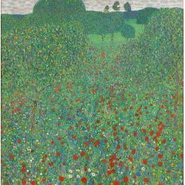 Blühender Mohn - Klimt