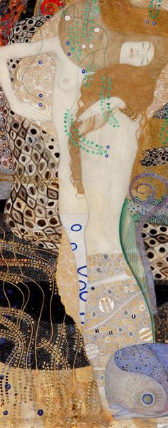 Klimt | Water Serpents I, c.1904/07 | Giclée Canvas Print